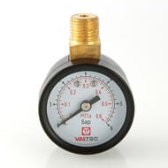 Манометр Valtec для редуктора VT.088.N, 0-6 бар, 1/4", D40мм, верх.подкл. (радиал.), арт.VT.088.0.R