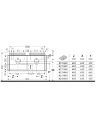    Duravit Happy D.2 Plus 1600408550 4 ,  . HP4974B7171