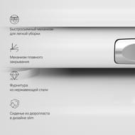 Унитаз подвесной AM.PM Inspire 2.0 безободковый + Сиденье с микролифтом C50A1700SC