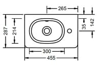 ���������� Burgbad Rocio 455�287 ���������, ��������, ����� KBCL045C0001