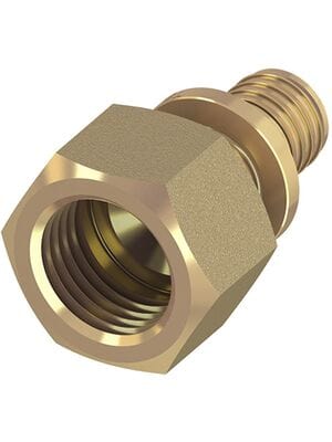 Соединитель TECEflex прямое 16х1/2''В, латунь, арт.765002