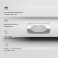 Унитаз подвесной AM.PM Spirit 2.0 FlashClean безободковый, с сиденьем микролифт C701700SC