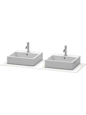 Столешница Duravit XSquare 1400х550х16 2 выреза, белый глянец XS063GB2222