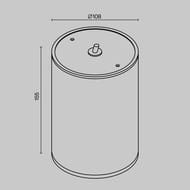 ���������� ���������� Maytoni Bar (���) O306CL-L12GF, 3000� 12�� IP 65, ������