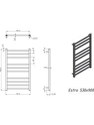 GROTA ESTRO  ""  530x900 . ., /. . D-1/2"