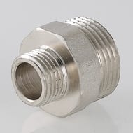 Ниппель VALTEC  3/4"х1/2" латунь никелированная VTr.580.N.0504
