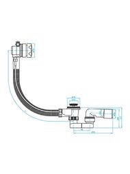 ����-������� ��� ����� PLASTBRNO �����������, ���������� ��������� Eco, 40/50, L=55 ��, EVNE050