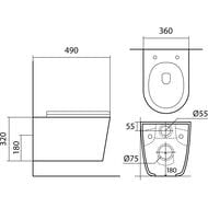 ������ ������� ���� ��������� ������������ 490�360�320��, � ��������, ����� AQ1904T-00