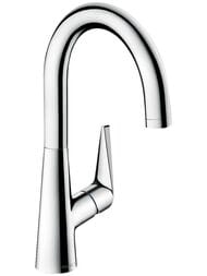 Смеситель Hansgrohe Talis M51 для кухни 220 поворотный излив 1jet хром 72814000 — миниатюра 1