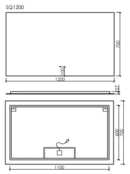  SANCOS Square (120070029) ,LED-, .Touch   SQ1200