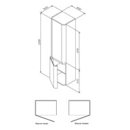 ����-������� AM.PM Sensation ���������, 40��, �����,  �������� ���, ���������������� M30CHL0406TF