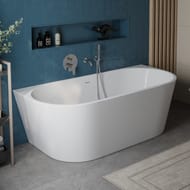 Ванна акриловая BelBagno BB710-1700-800 (1700х790х570) пристенная,полукруглая,белый