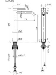 ��������� ��� �������� ������� SANCOS Etna, ����. ������, PVD ��������,  SC9002BN