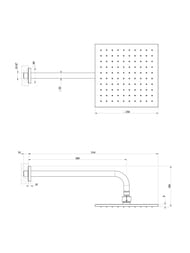 ������� ��� Gessi Inverso 250 ��, ����������, ���������, ����������, ���� 59158.031