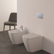 Биде напольное Ideal Standard i life B 355х540х400 пристенное, с крепежом, белый T461701