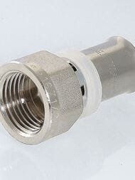 Пресс соединитель прямой VALTEC 20х1/2"В VTm.202.N.002004
