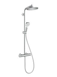 Душевая система Hansgrohe Crometta S 240 Showerpipe с термостатом д/душа, верхний и руч.душ 27267000