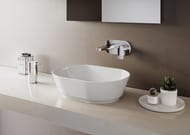 Раковина Vitra Geo 545х400х170 накладная,перелив,без отверст. под смеситедь,антиб. пок.7427B003-0012