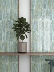 Плитка настенная EQUIPE BALI Aqua (50х400) 31548, голубая, моноколор (кв.м.)