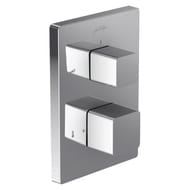 Смеситель Jacob Delafon SQUARE E75387-CP/E98729-CP термостат для душа, встраиваемый, внешняя часть
