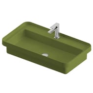 Раковина ArtCeram Fuori Scala 800х450 врезная/накладная, зеленый шалфей TFL035 44;00