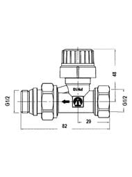 ������ ���������������� VALTEC ������ 1/2" � �������������� VT.038.NRC.04