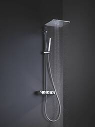 Душевая система Grohe Euphoria SmartControl 310 DUO Cube 26508000 термостат, настенный монтаж, хром