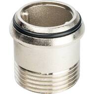 Американка STOUT 1"ВН, прямая, никель, уплотнение под гайкой o-ring кольцо, SFT-0041-000001