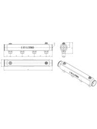 ��������� VALTEC 1.1/2" �� 4 ������, 3/4"� � �-� ����� ���. 100��, ����. �����, VTc.510.SS.080504