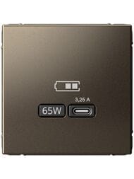 ������� Systeme Electric ARTGALLERY USB ���-� 65��, ����������.�����. QC, PD, �����, GAL000627