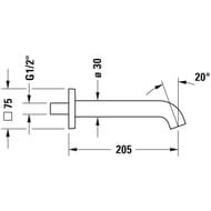  Duravit C.1   205 ,  ,  C15240009010