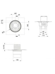 ���� ������� BERGES ZENTRUM Norma 150�150, ������ ������, ����. ������ ���� D50/70/100, 092463