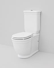 Унитаз-компакт ArtCeram Hermitage 380х720х940 белый, кнопка хром HEV0060100+HEC0090100+ACA00671