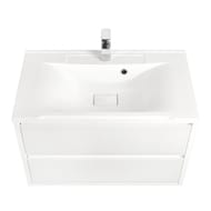 Тумба под раковину AQUATON Римини 80 1A226701RN010 792х500х445  подвесная, 2 ящика, белый глянец