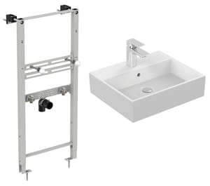 Инсталляция Ideal Standard ProSys + Умывальник Lux STRADA 500х420х130 R010267+K077701
