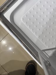 Уценка! Поддон акриловый BelBagno (900х900х150) квадратный, белый TRAY-BB-A-90-15-W