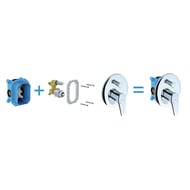 Внутренняя часть встраиваемого смесителя RAVAK R-BOX RB 070.50