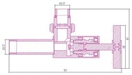 Вентиль угловой крест СУНЕРЖА черный матовый, 1/2"Нх1/2"Н, 31-1408-1212
