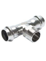 Тройник пресс Franta 42х1.1/4"Нх42, нержавеющая сталь SUS 304, V23421140G