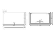 ������� ��� ������ ������� SANCOS Square 2.0 1200�700 led ��������� 2700K/4000K/5000K SQ2.1200