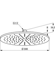   KLUDI A-QA DN15  300, , ,  6433091-00