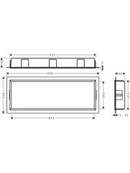 ����-���� Hansgrohe XtraStoris Original 56067670 300�900�100�� � �����, ���� ������� ������