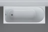 Ванна акриловая AM.PM Sense 150x70х42 с каркасом, сливом-переливом, белая арт.W75A-150-070W-KL