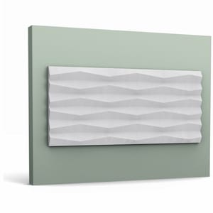 Декоративная панель Orac Decor W112 Ridge (250х2000х20) белая (шт.)
