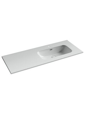 Раковина накладная Ceramicanova Element 1210х465х175 чаша справа,1 отв. под смеситель,белый CN7006R
