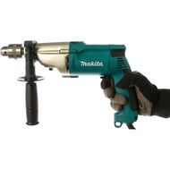 Дрель MAKITA HP 2050 электрическая, ударная, 2 скорости, 720Вт, 20мм, 1200/2900об/мин ЗВП13мм, кейс