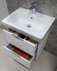 Раковина Aquaton Нео 50 1WH302184 500х170х430 мм, перелив, отверстие под смеситель, белая керамика