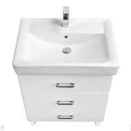 Раковина Aquaton Тигода 70 1WH302083 700x480x190 мм, перелив, отверстие под смеситель, белая