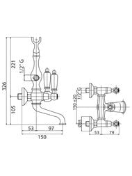 ��������� CEZARES FIRST VD-03/24-Bi ��� �����, ����� 150��, � ������ �����, ������ 24���/����� �����