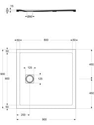 ������� ������ Alice KATAI 900�900�30 ����������, �������� ������, ����� ���. MPDKA9090